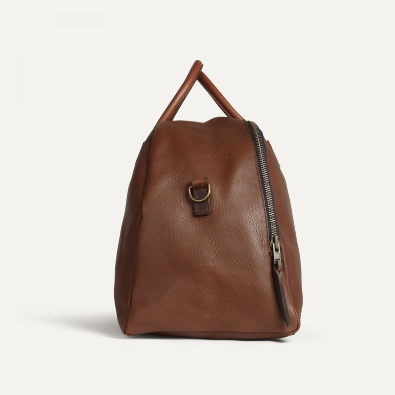 Bleu de Chauffe BOWLING TRAVEL BAG  -  AMBER BROWN outlook