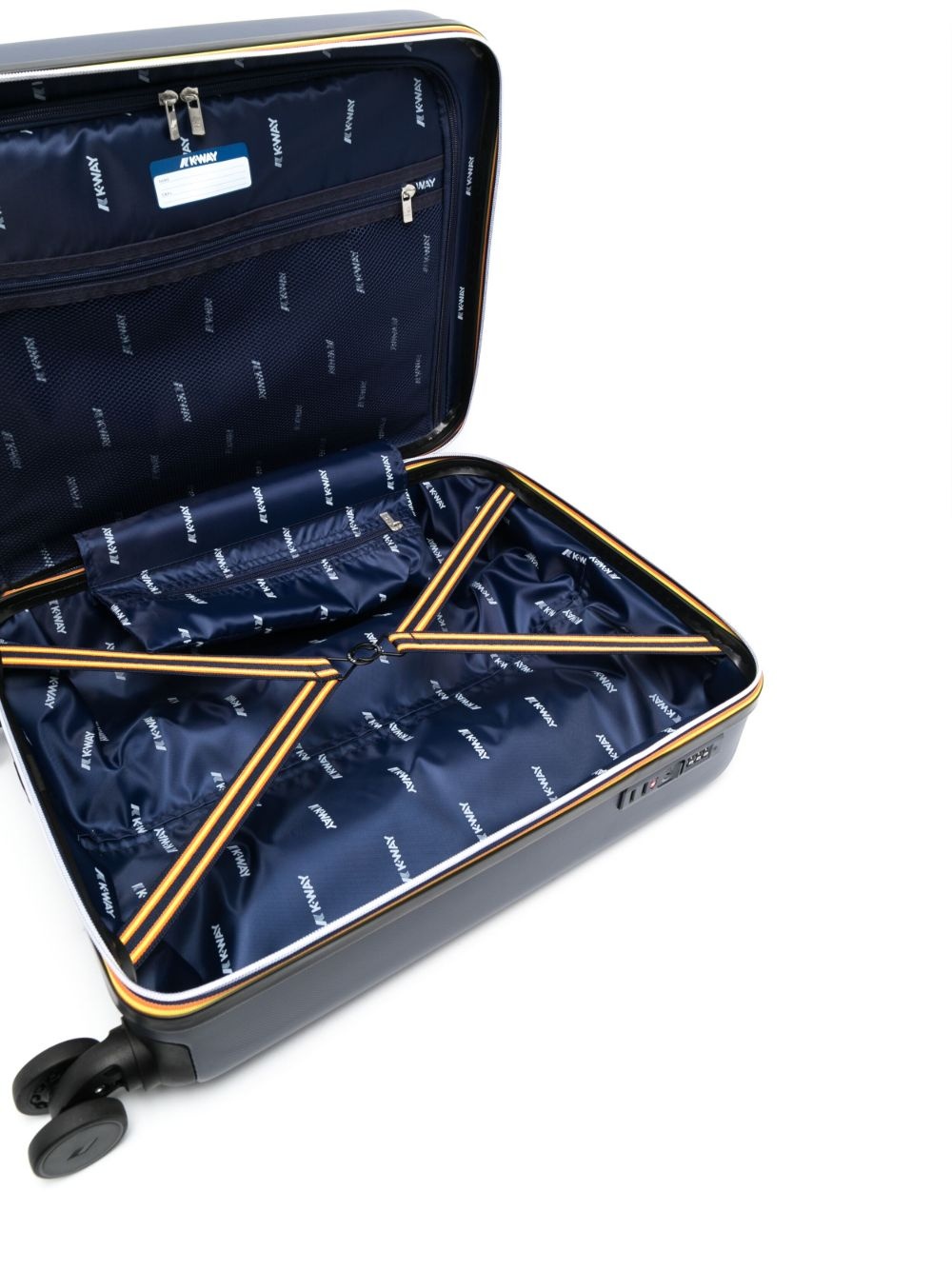 logo-debossed cabin luggage - 5