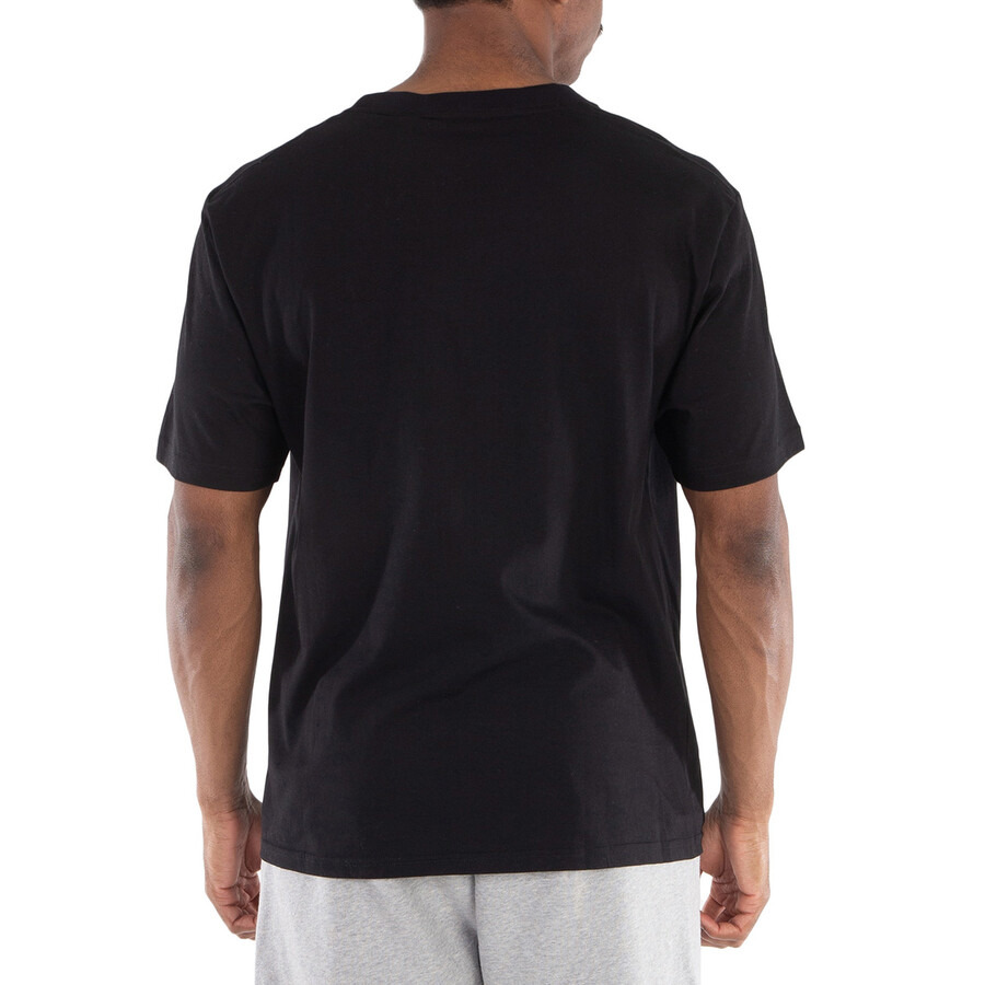 GCDS Black Graffiti Print Cotton T-Shirt - 6