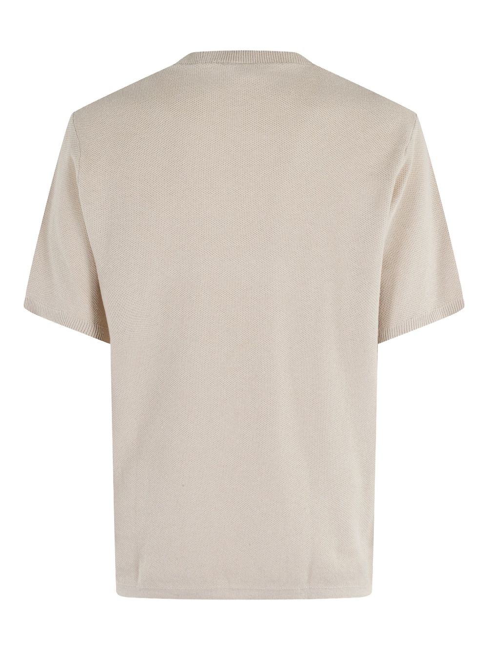 knitted cotton T-shirt - 2