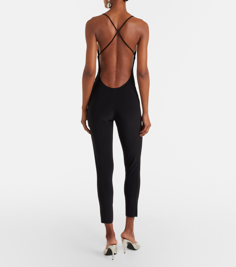 Fara open-back jersey catsuit 6