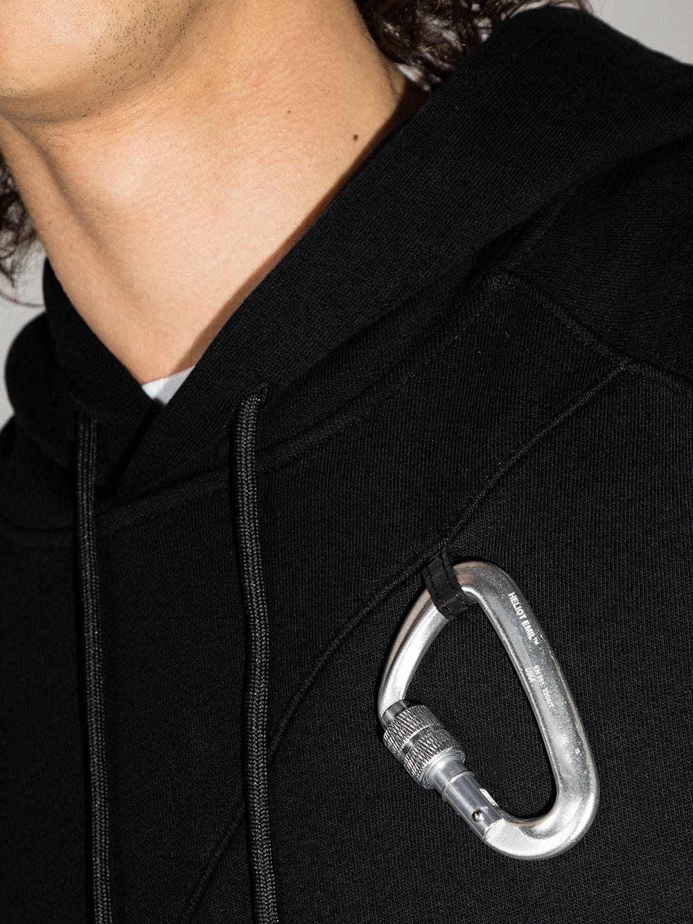 Carabiner cotton hoodie - 4