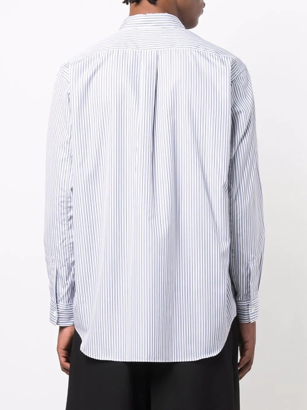 stripe print shirt - 4