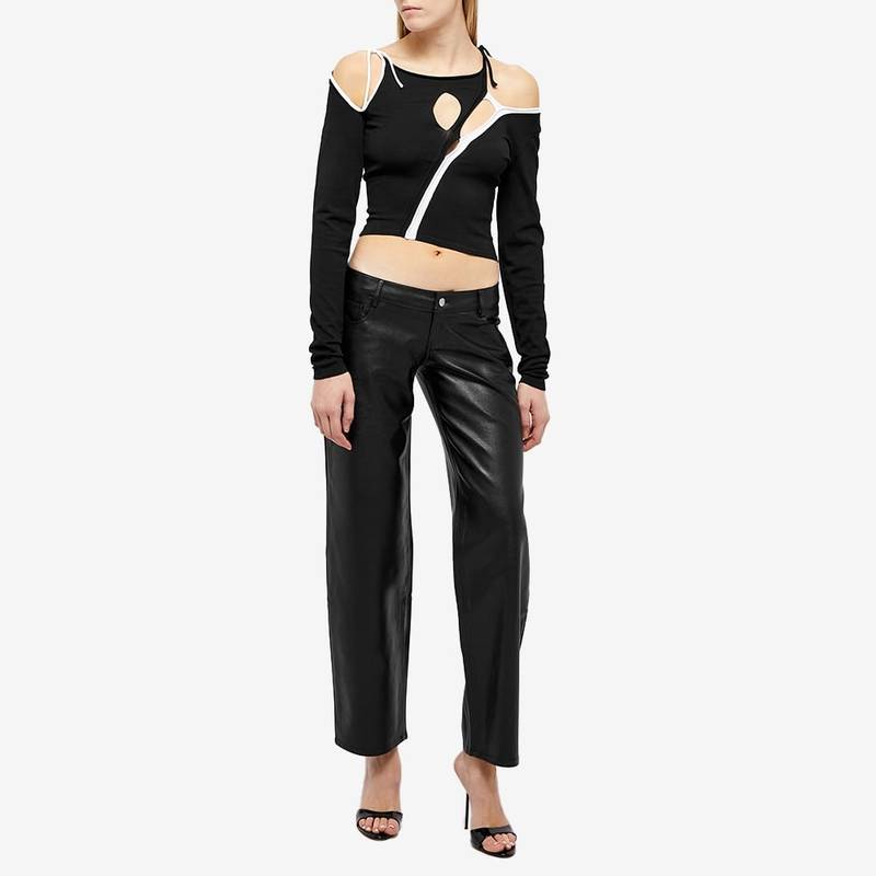 OTTOLINGER Ottolinger Long Sleeve Knit Strappy Top outlook