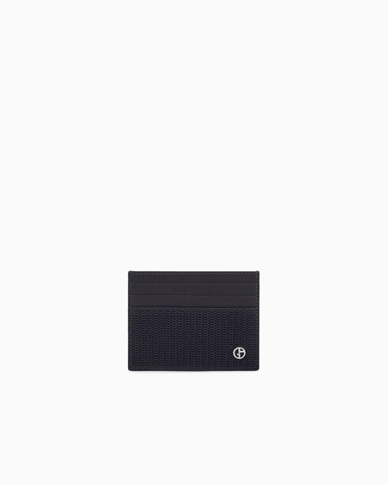 CARD HOLDER IN WAVE PRINT LEATHER FOR 6 CARDS - 1