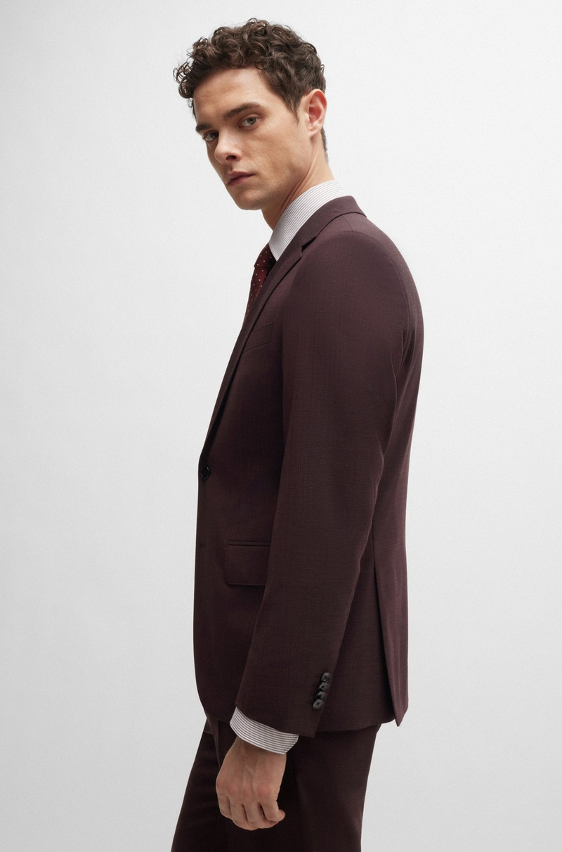 SLIM-FIT SUIT IN PATTERNED STRETCH CLOTH 6