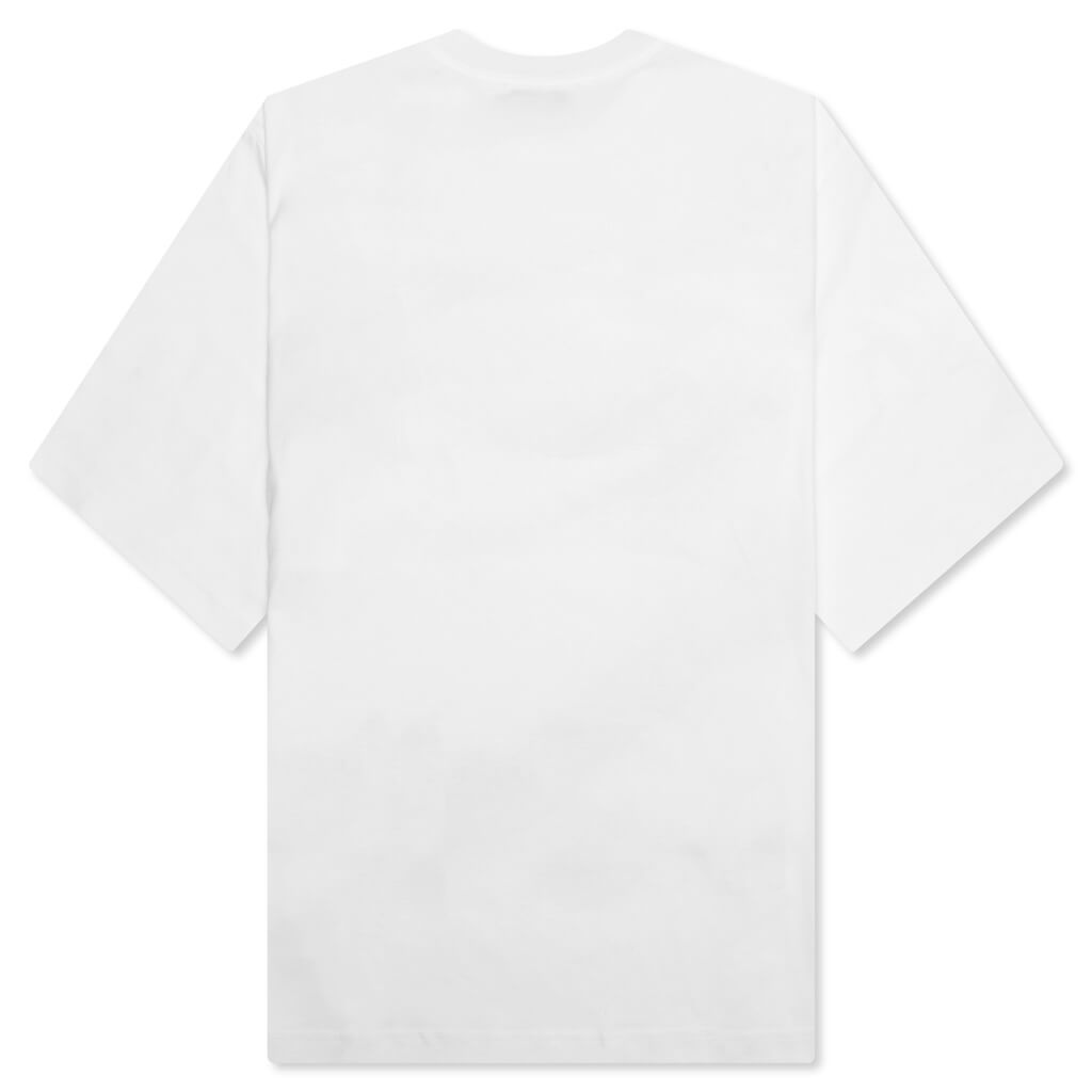 OVERSIZED LANVIN CURBLACE TEE - OPTIC WHITE - 2