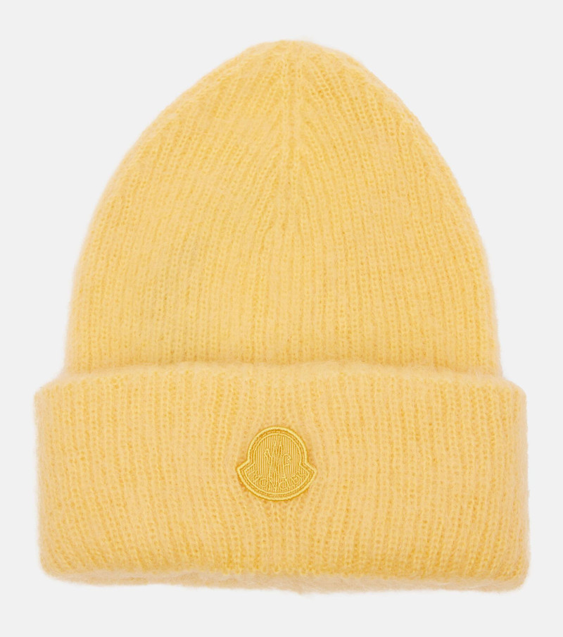 Logo mohair and wool-blend beanie 1