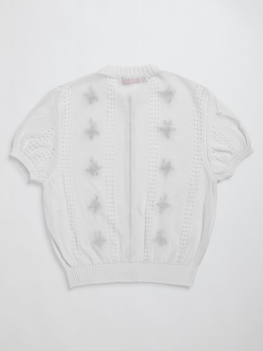 Cormagliano Zipped Tee White - 7