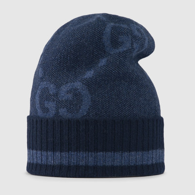 GUCCI GG cashmere jacquard hat outlook