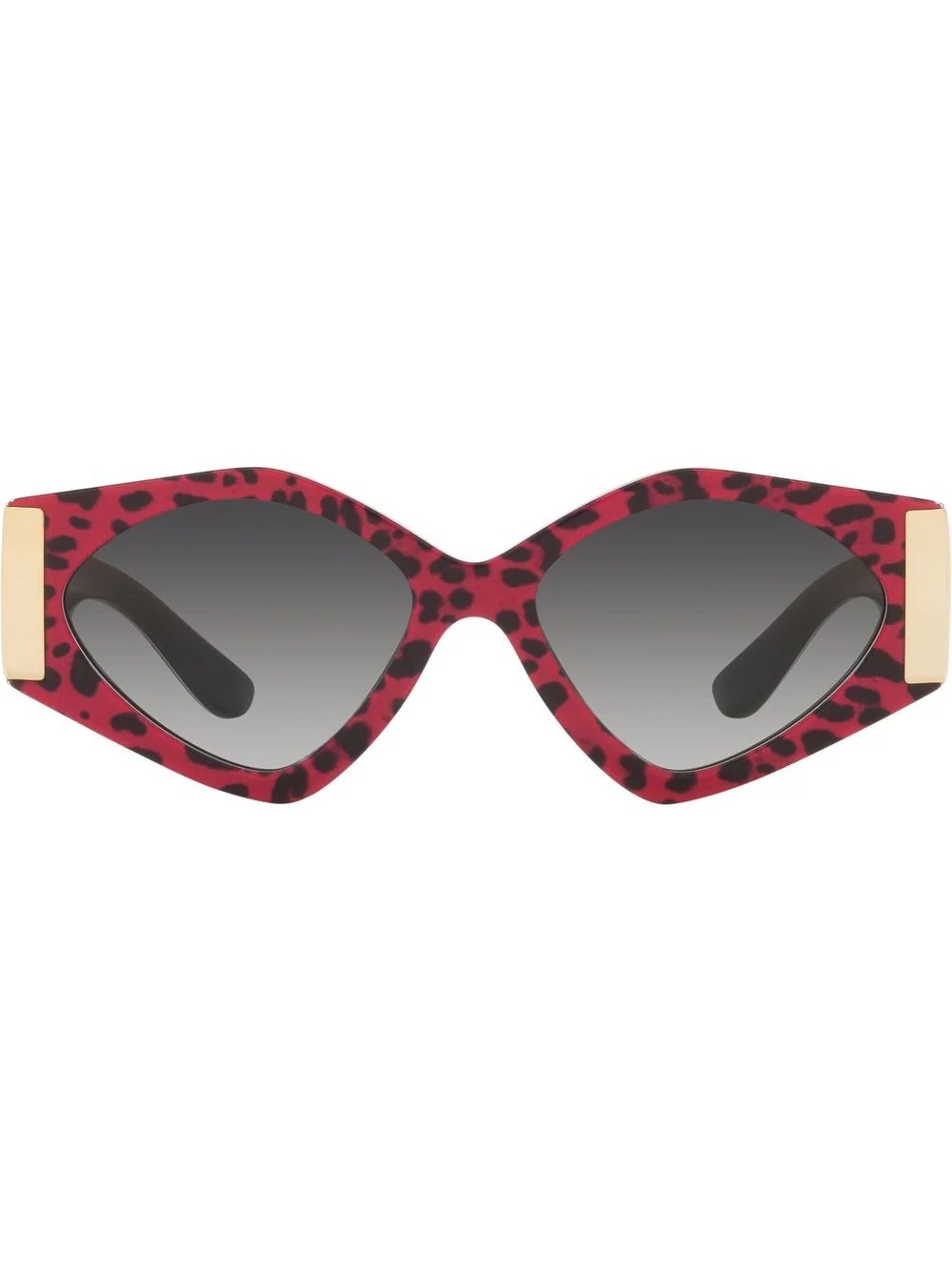 animal-print cat-eye sunglasses - 1