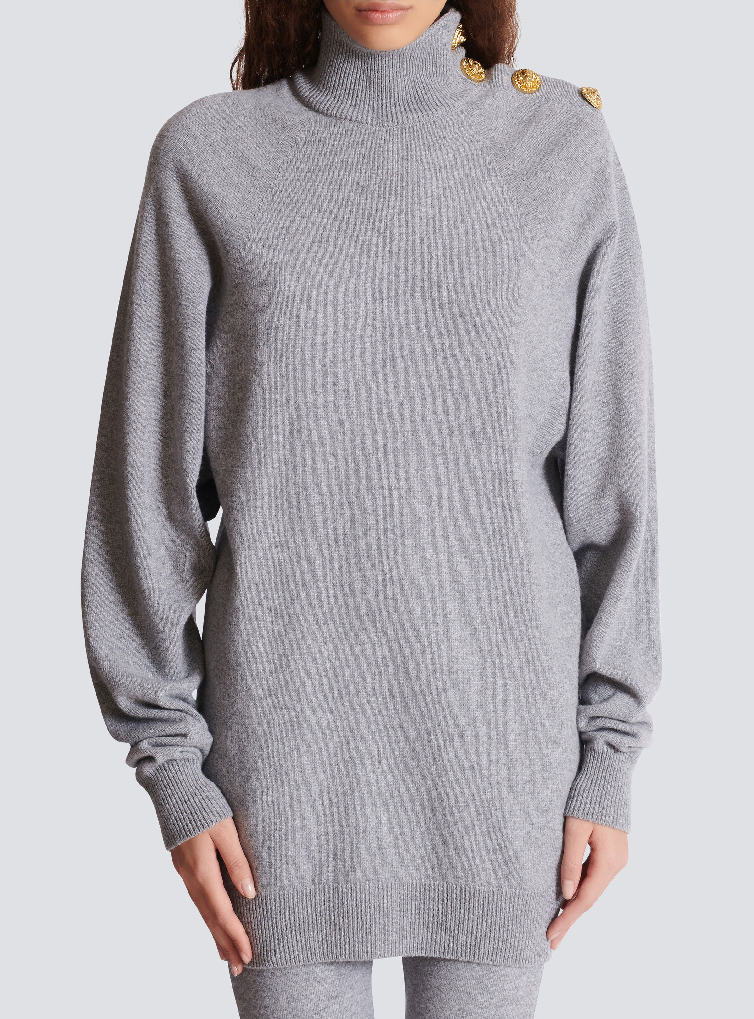 Short cashmere jumper dress - 5