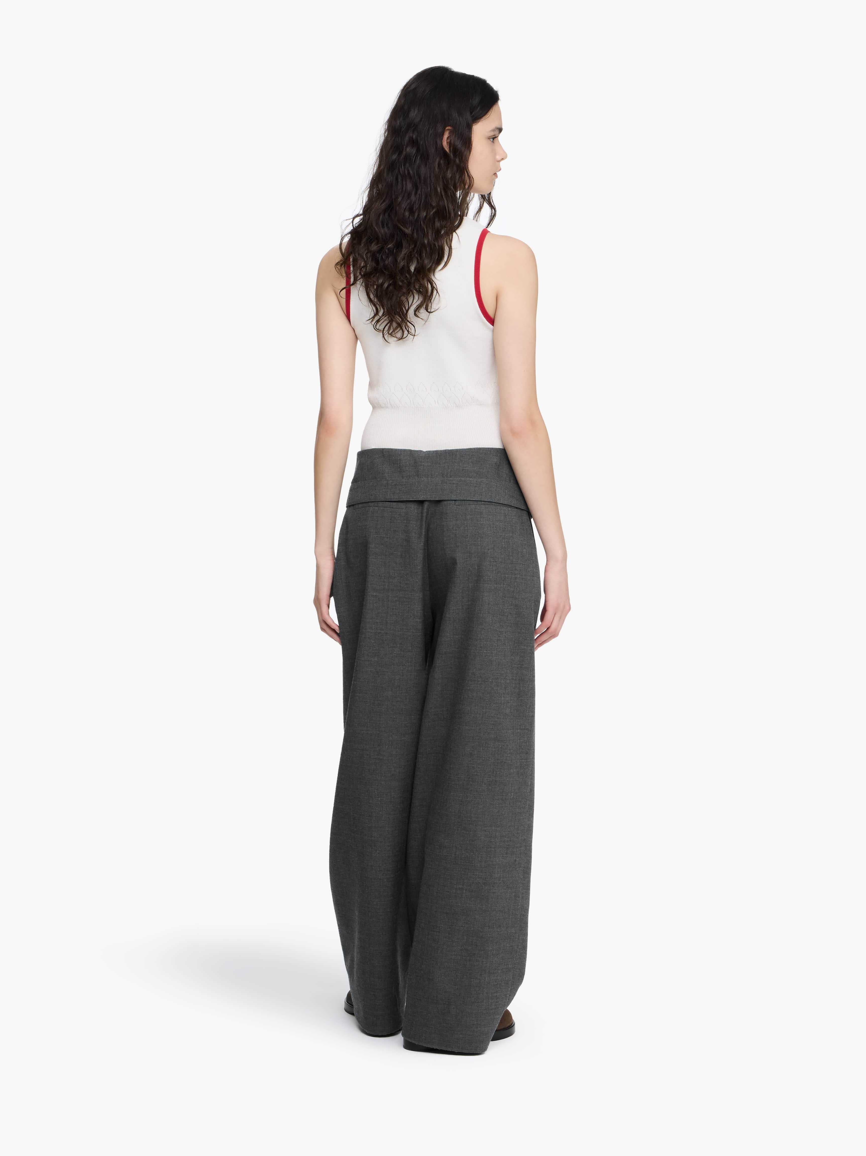 FOLD OVER TAILORED TROUSERS - 3
