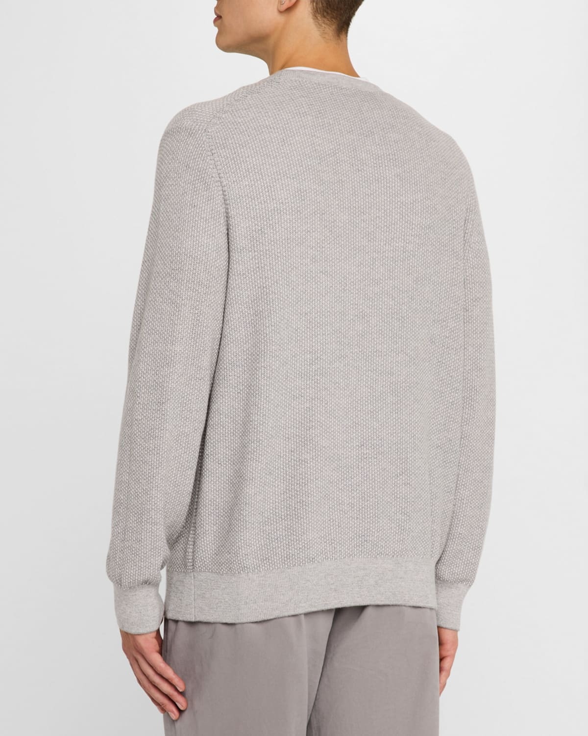 Men's Geometric Jacquard Sweater - 3