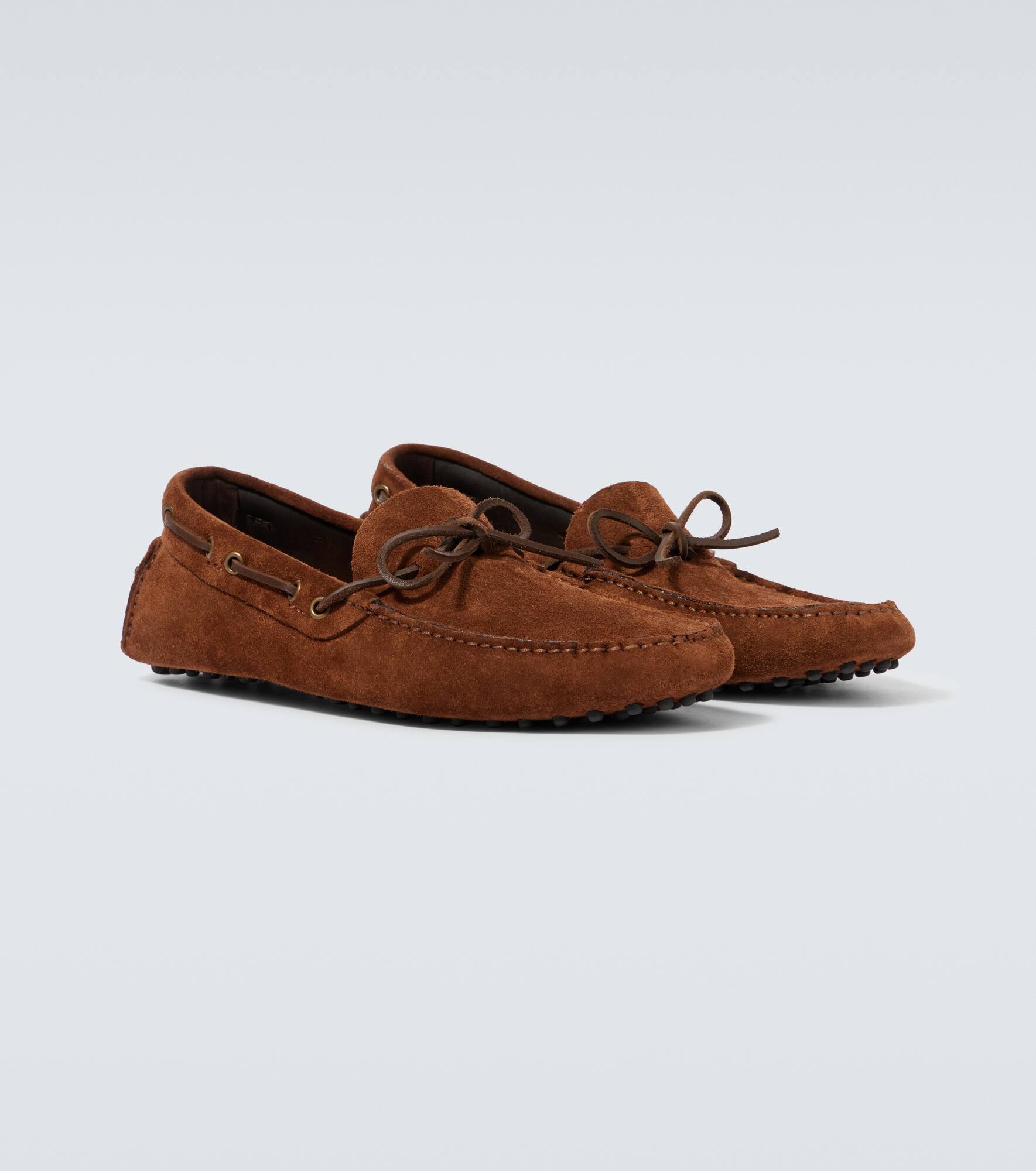 Rod suede driving shoes - 5