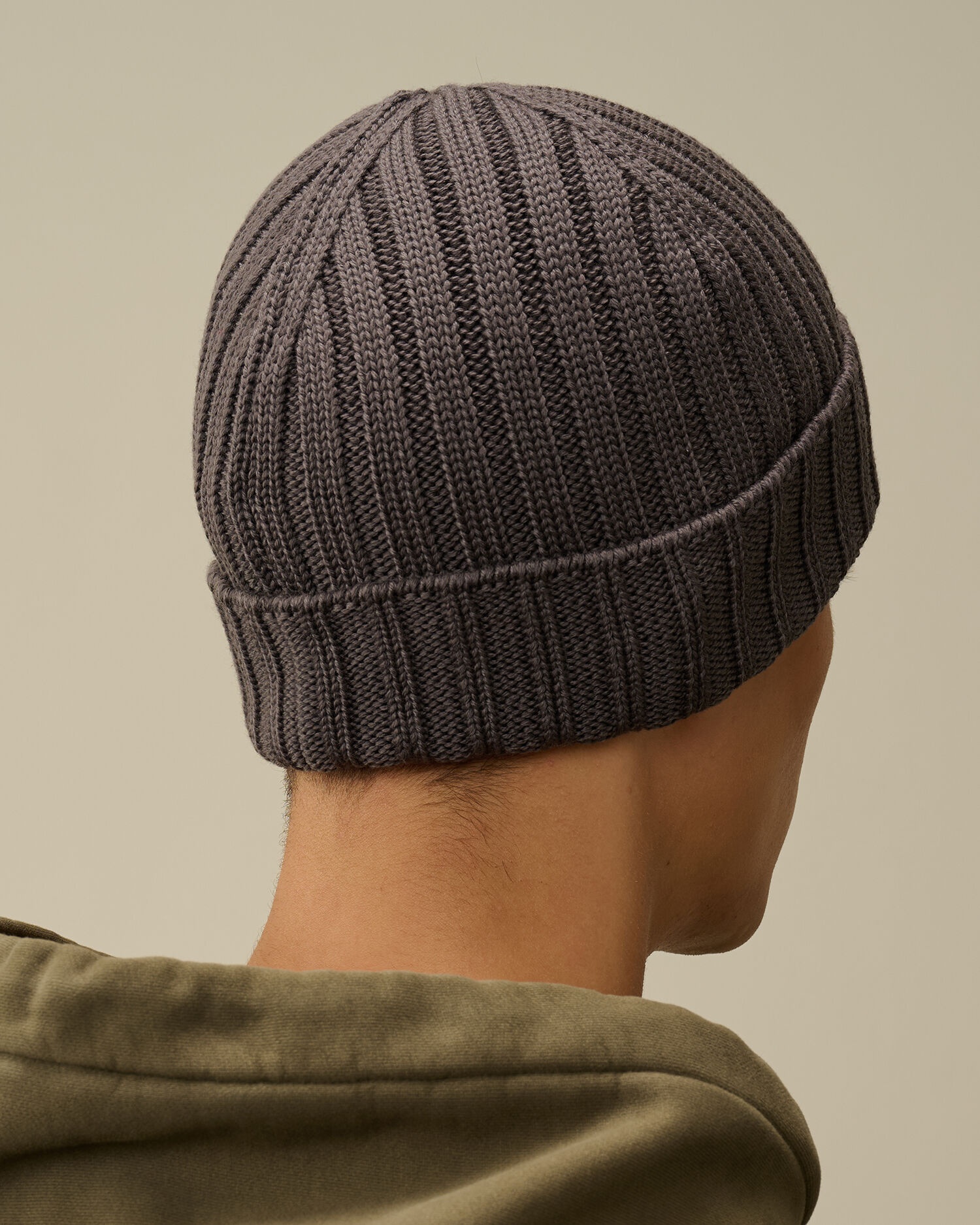 Extra Fine Merino Wool Logo Beanie - 3