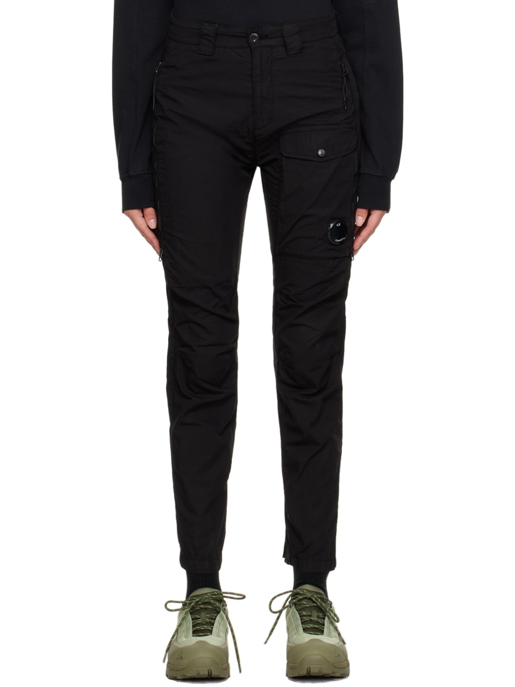 White Lens Cargo Pants - 1