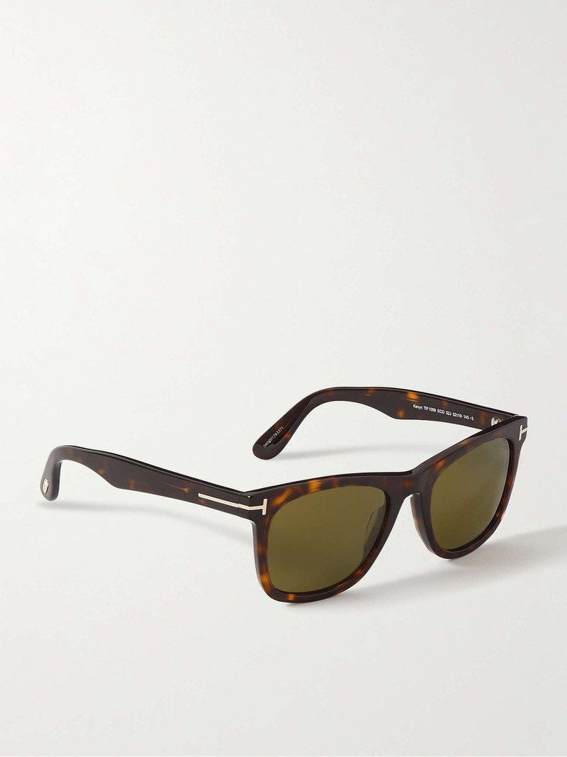 Kevyn Square-Frame Tortoiseshell Acetate Sunglasses 3