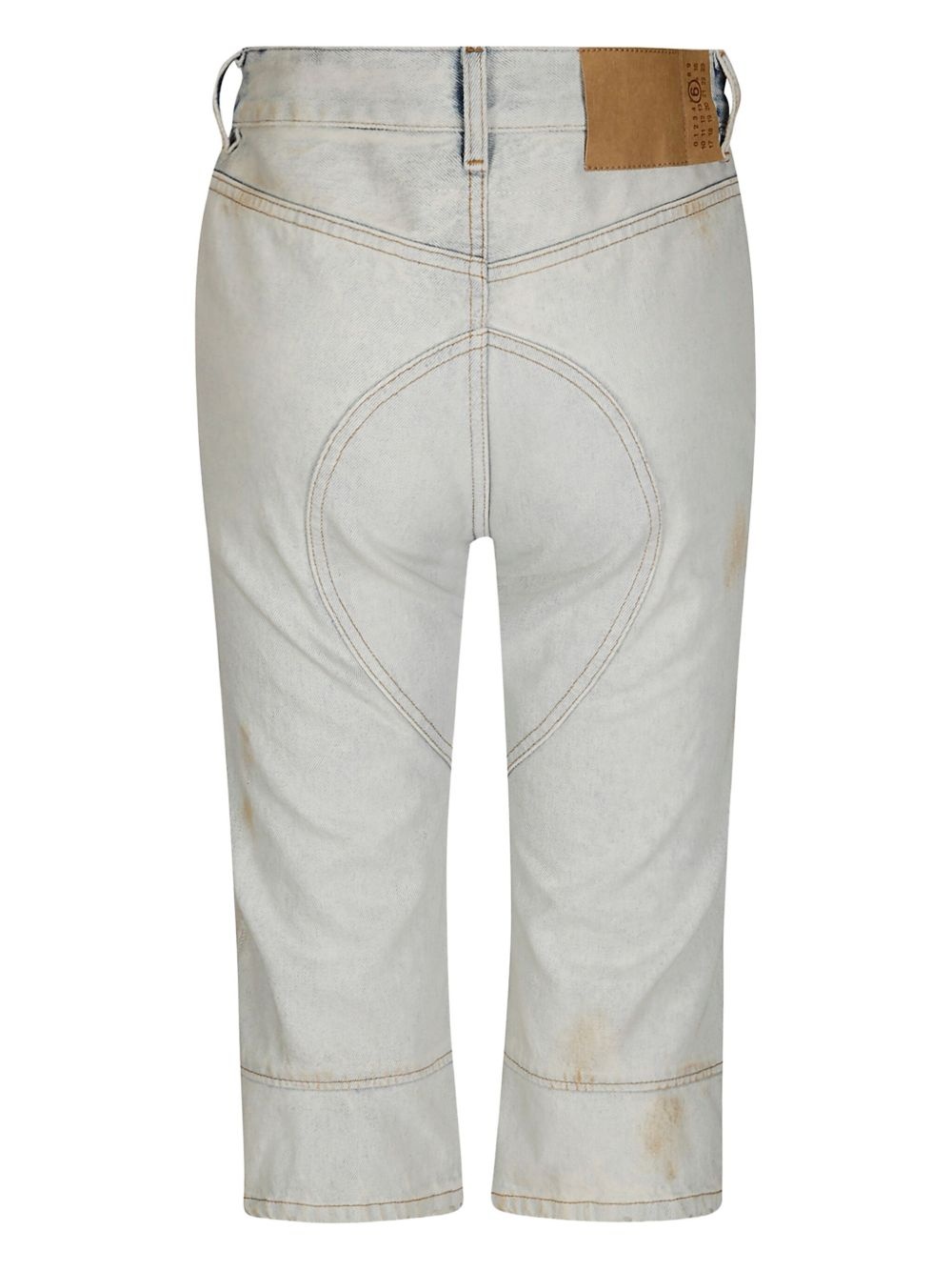 distressed-effect shorts - 2