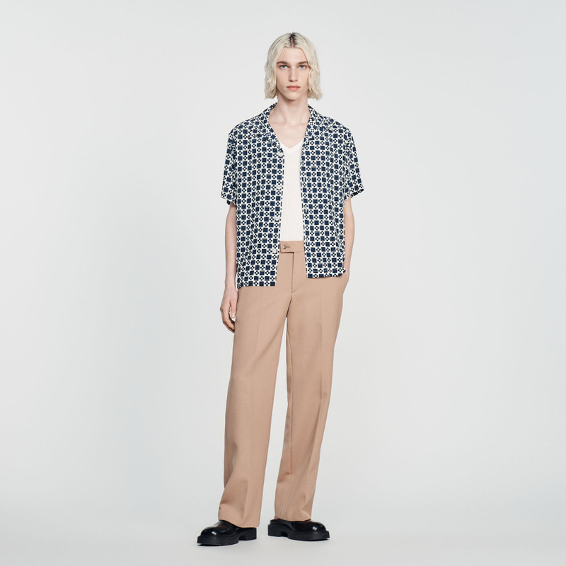 Sandro FLOWING SHORT-SLEEVED SHIRT outlook
