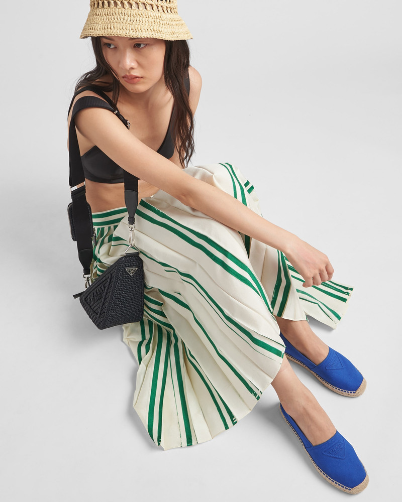 Prada Cotton drill espadrilles outlook