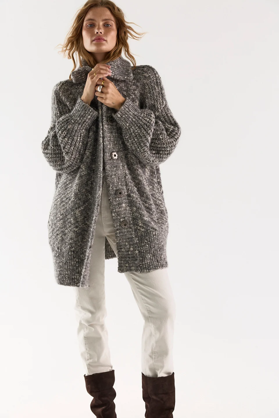 Sable Knit Cardi - 1