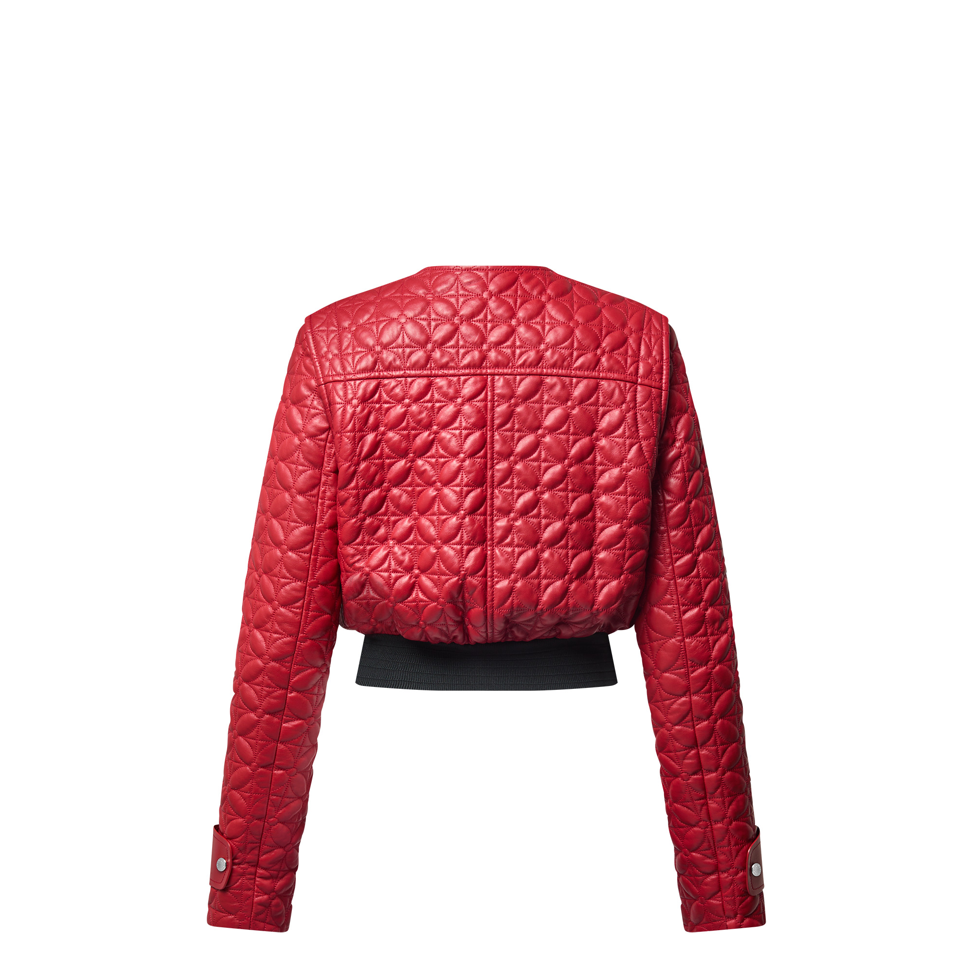 Quilted Monogram Flower Bomber Jacket - 2