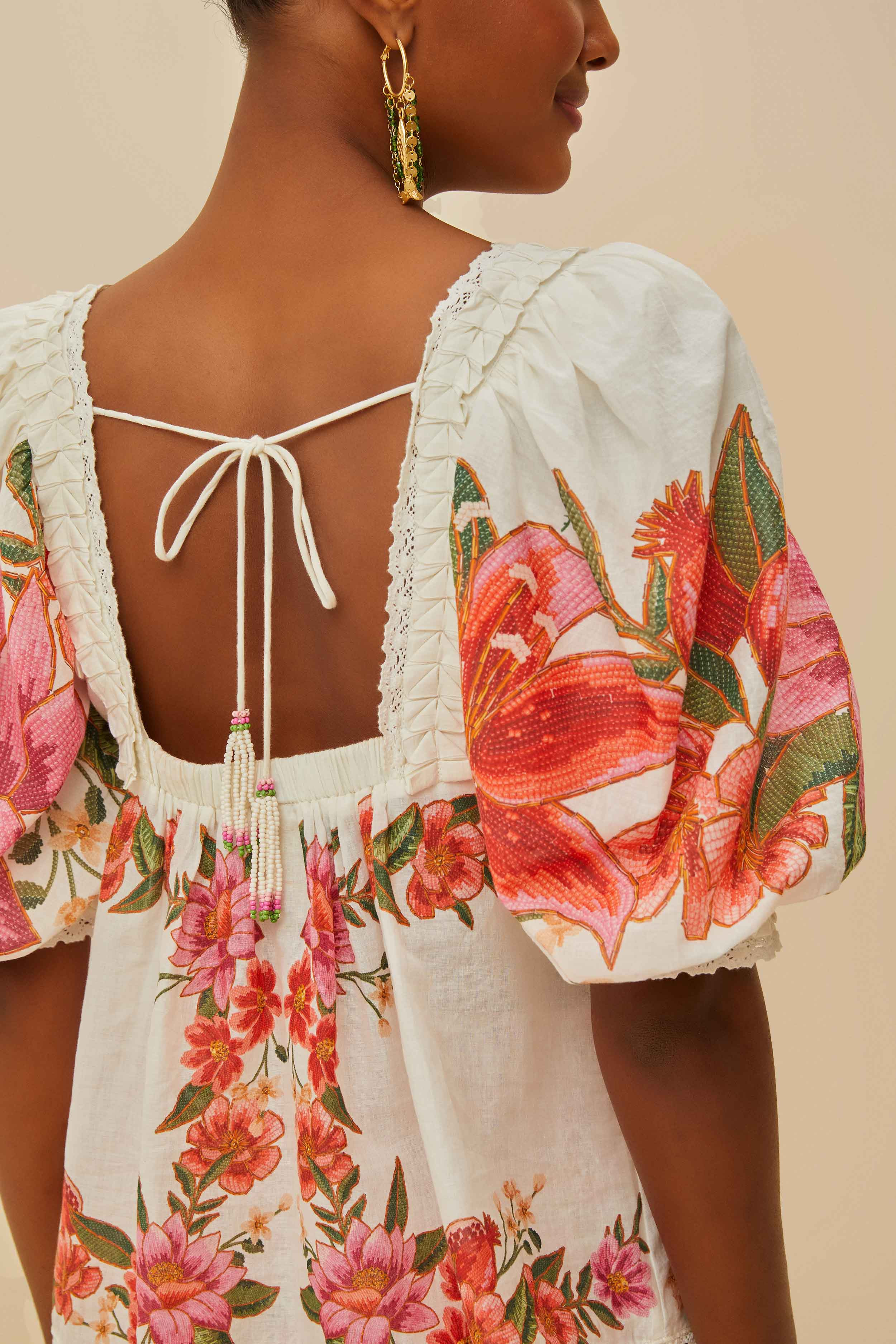 Off-White Summer Fruit Blouse - 5