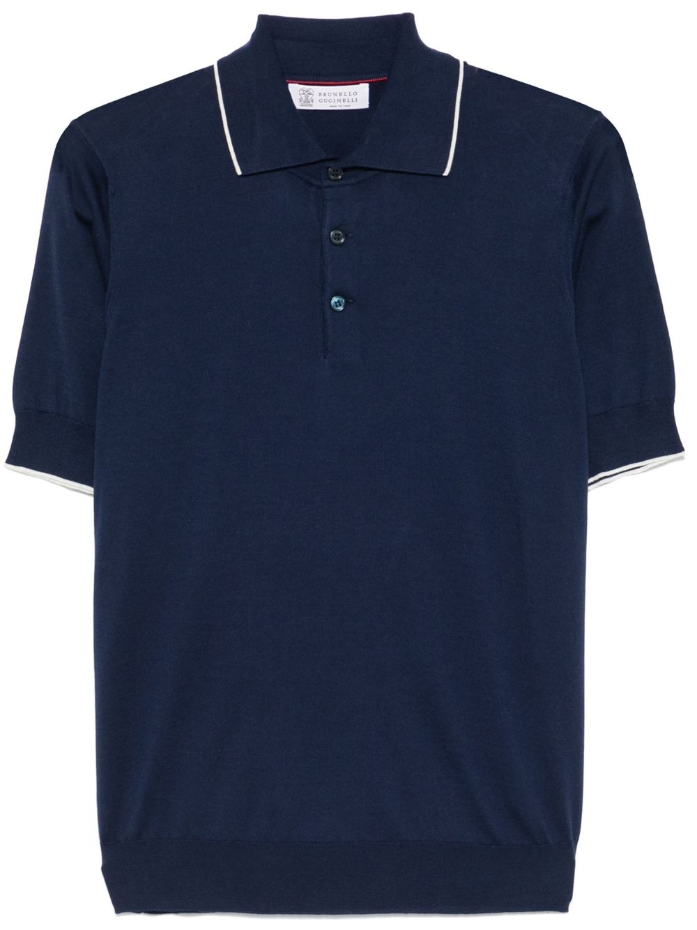 cotton polo shirt - 1