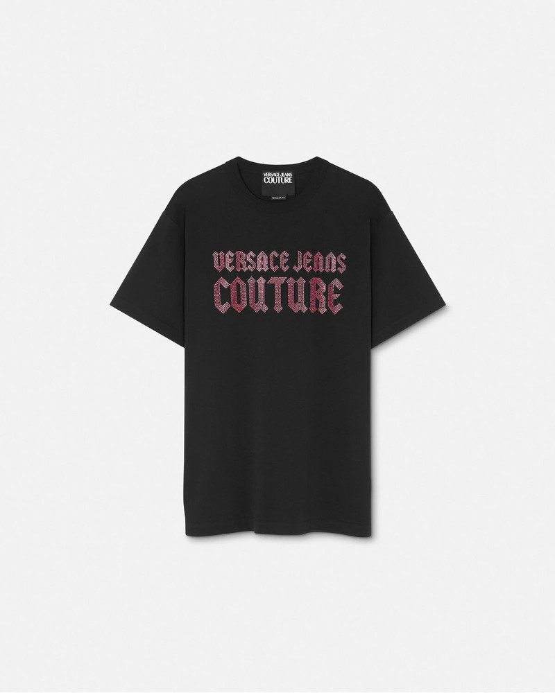 Crystal Gothic Logo Regular-Fit T-Shirt 1