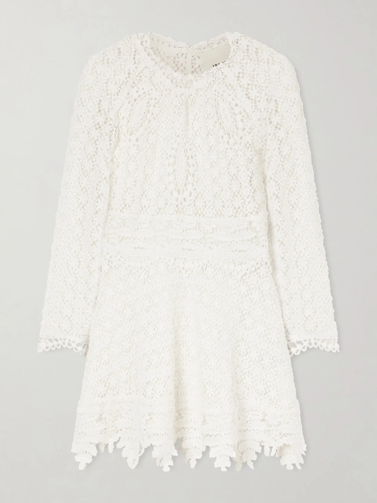 Hizene Cotton-guipure Lace Mini Dress - 1