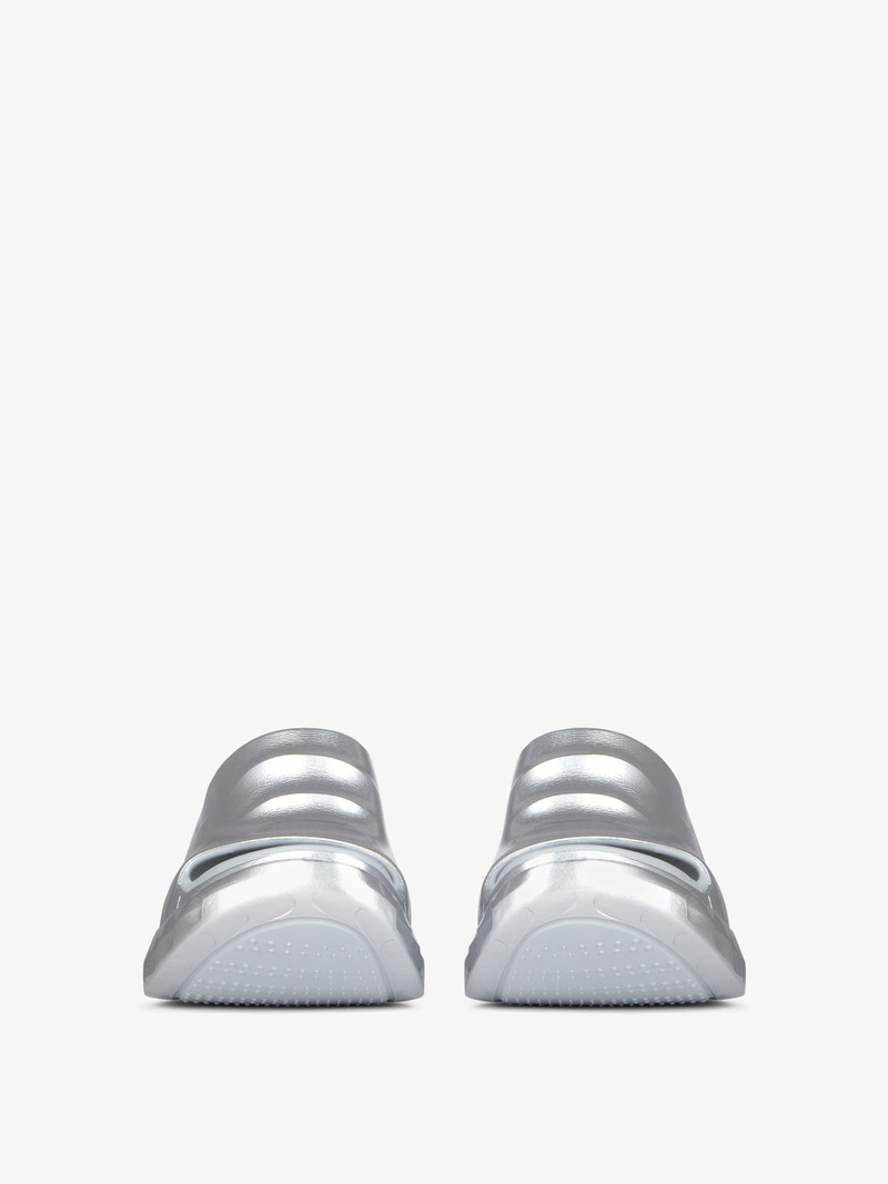 MARSHMALLOW WEDGE SANDALS IN RUBBER 2