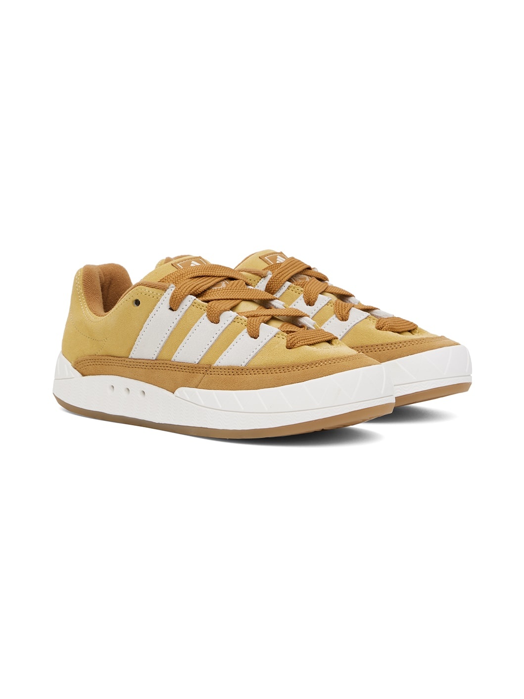 Yellow Adimatic Sneakers - 4