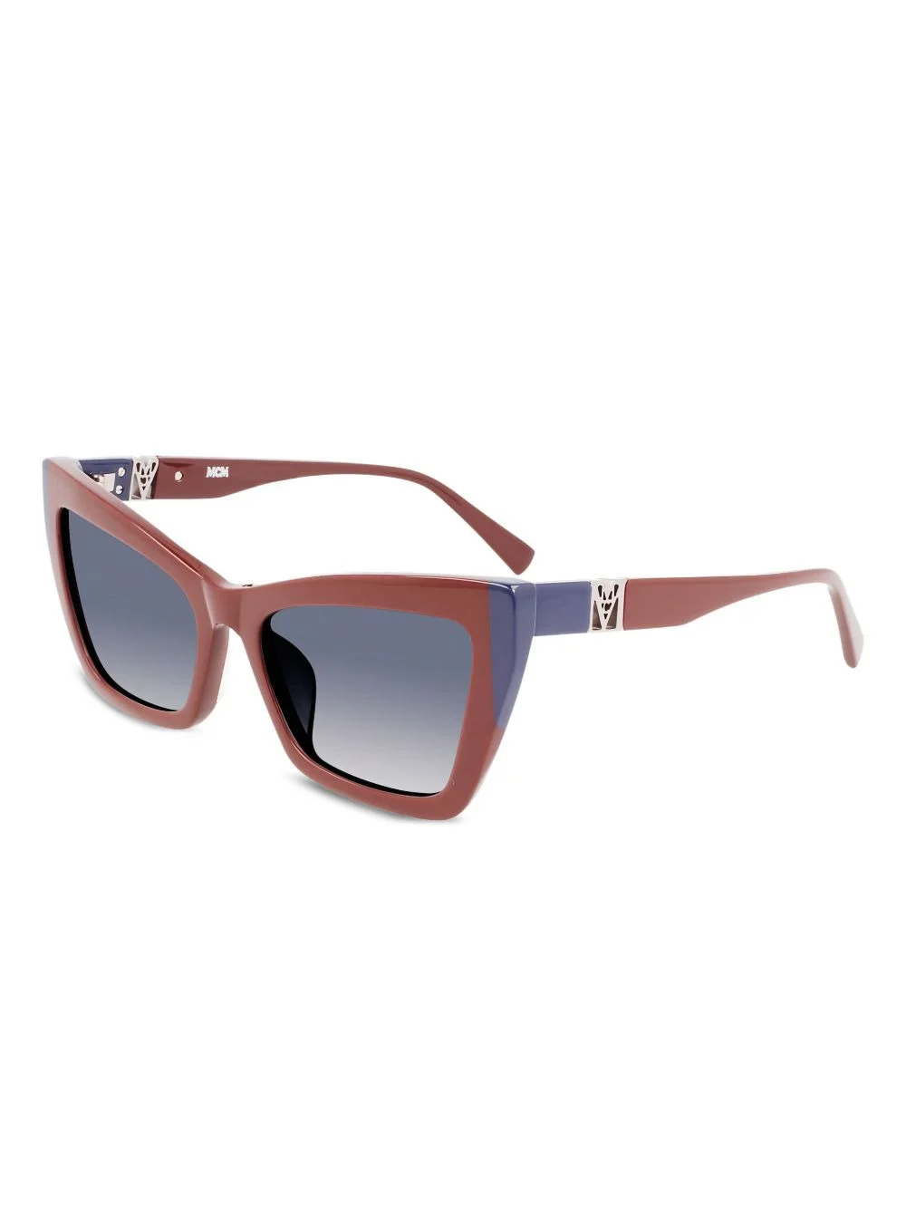 cat-eye two-tone sunglasses - 1