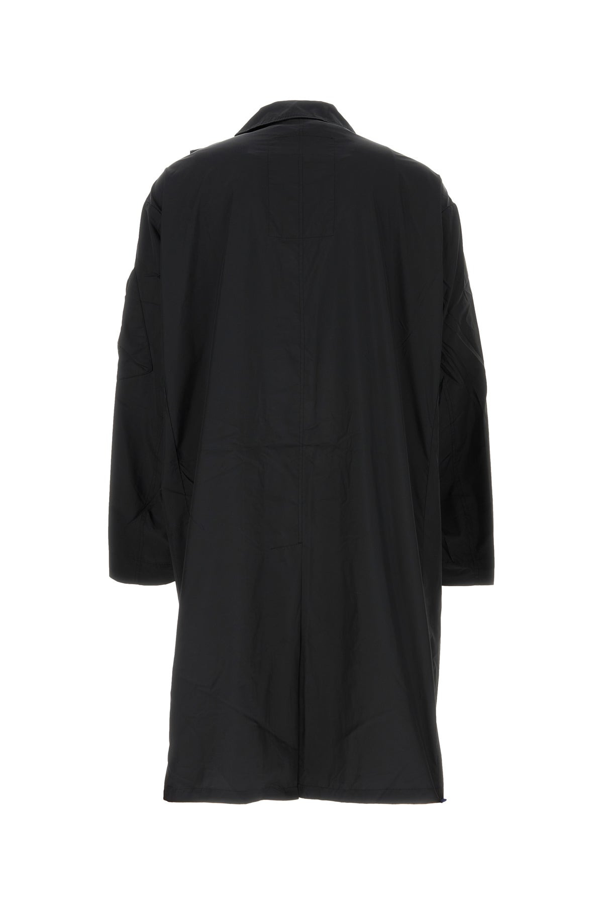 Black polyester coat - 2