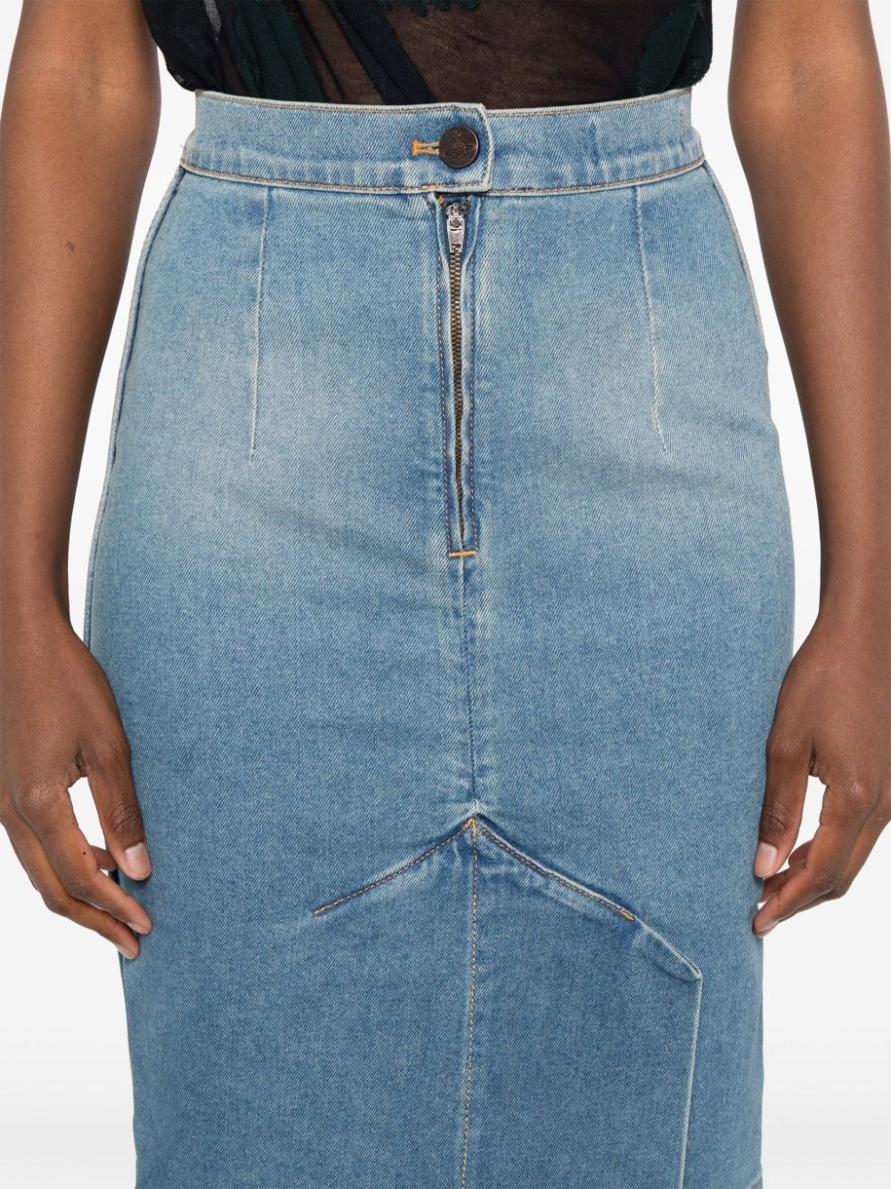Orb logo embroidery skirt - 5