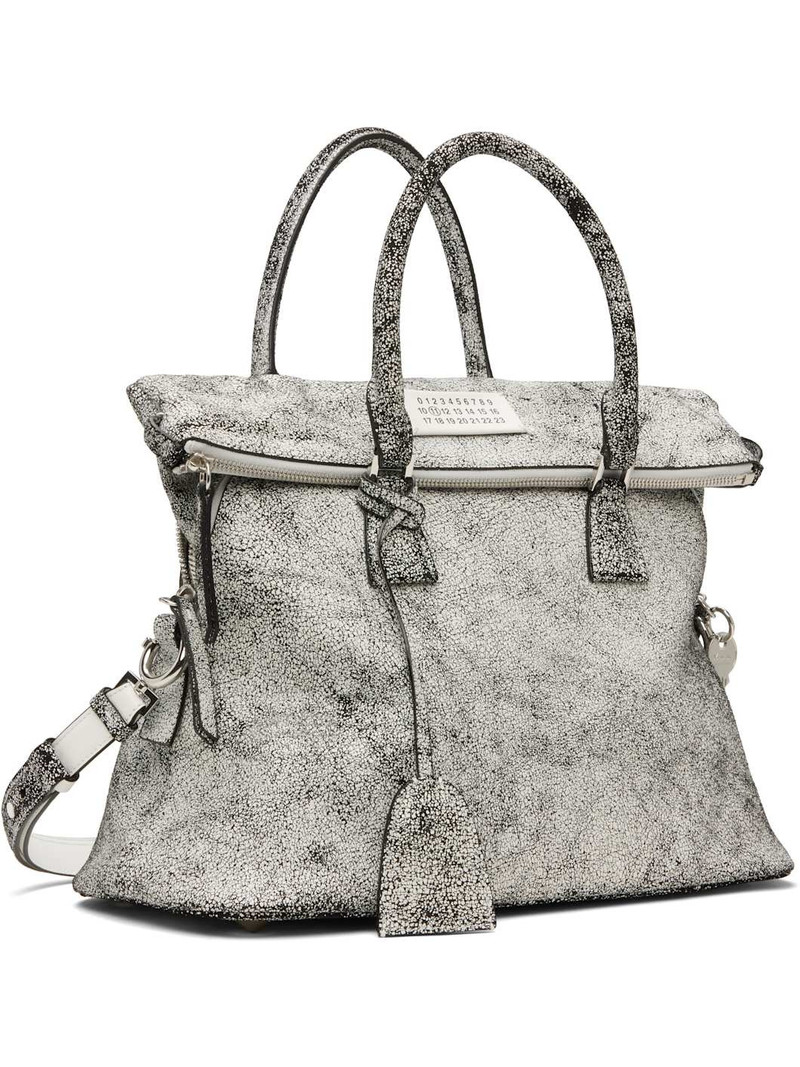 Maison Margiela White 5AC 'Loved to Death' Medium Bag outlook