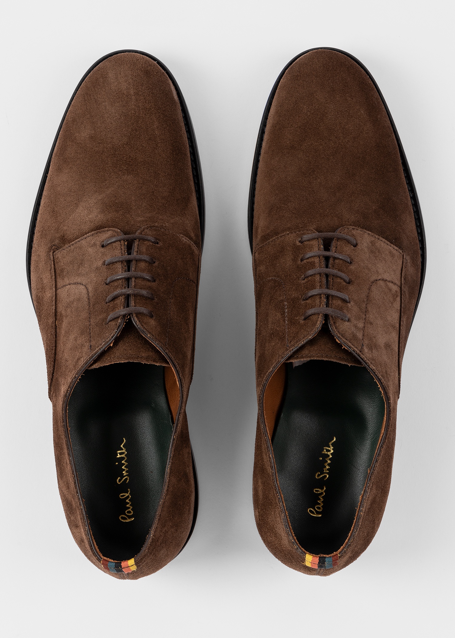 Chocolate Brown Suede 'Fes' Shoes - 3