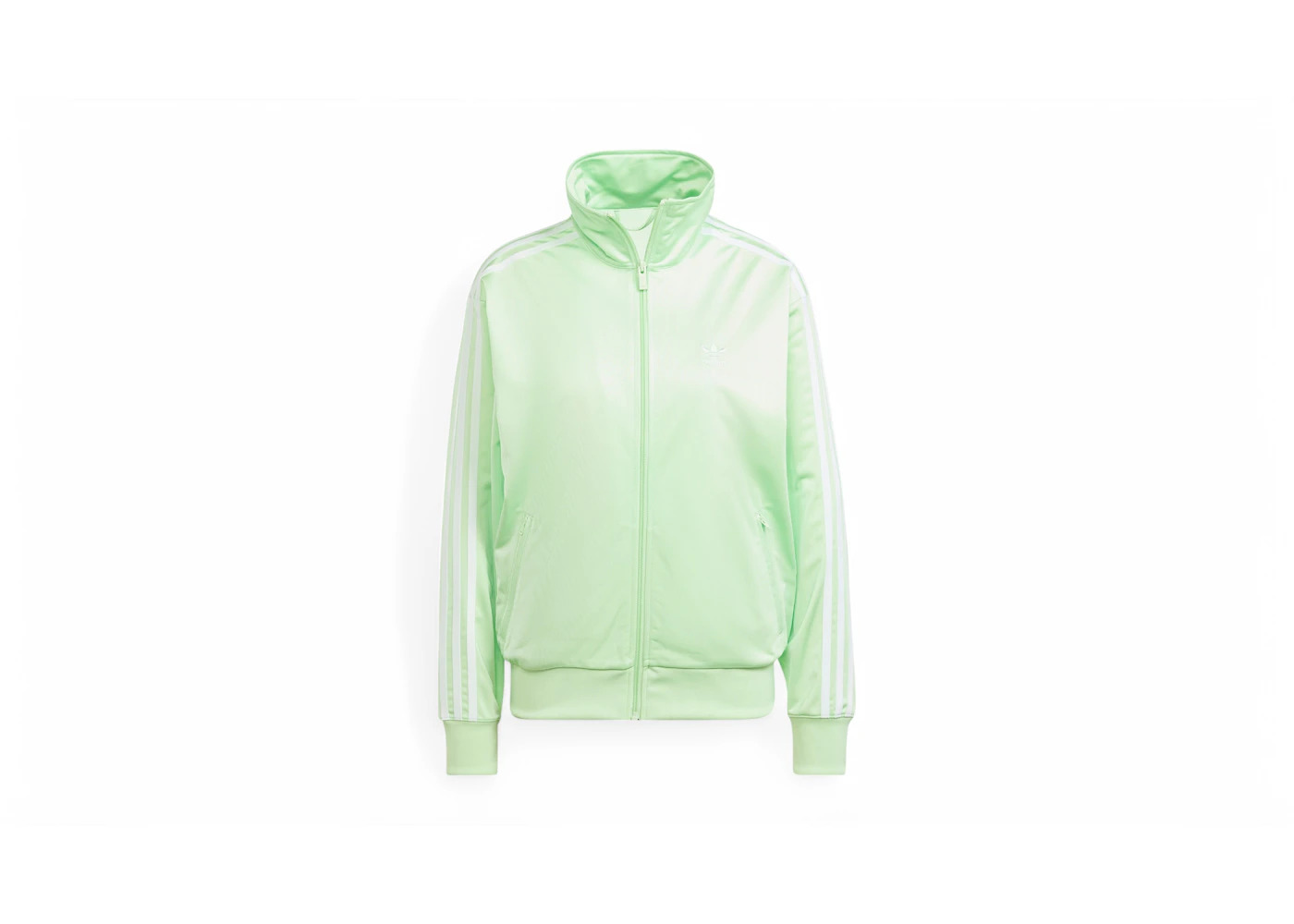 adidas Women's Adicolor Classics Loose Firebird Track Top Semi Green Spark - 1