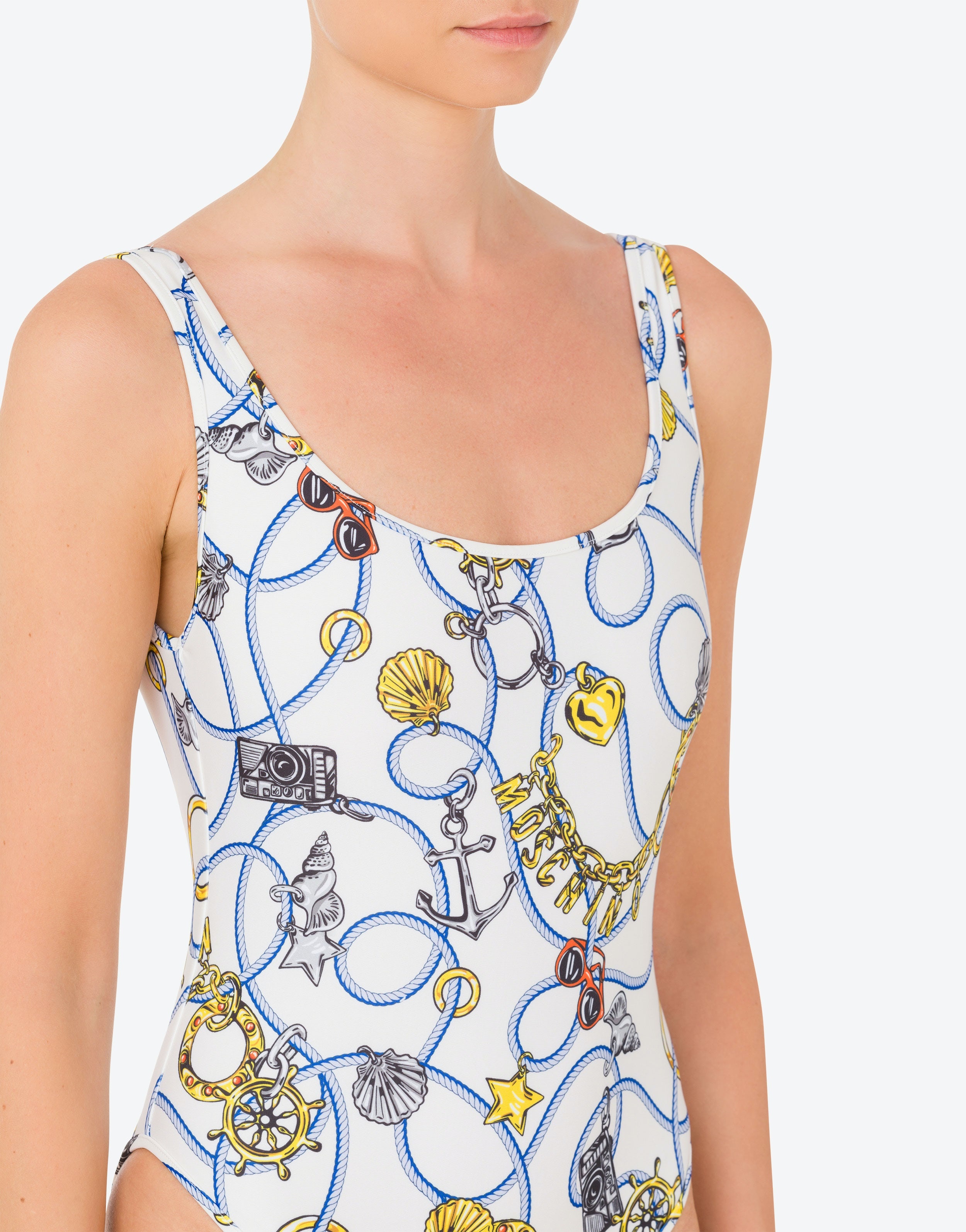 LIMITED EDITION MOSKYNO MYKONOS ONE-PIECE SWIMSUIT - 4