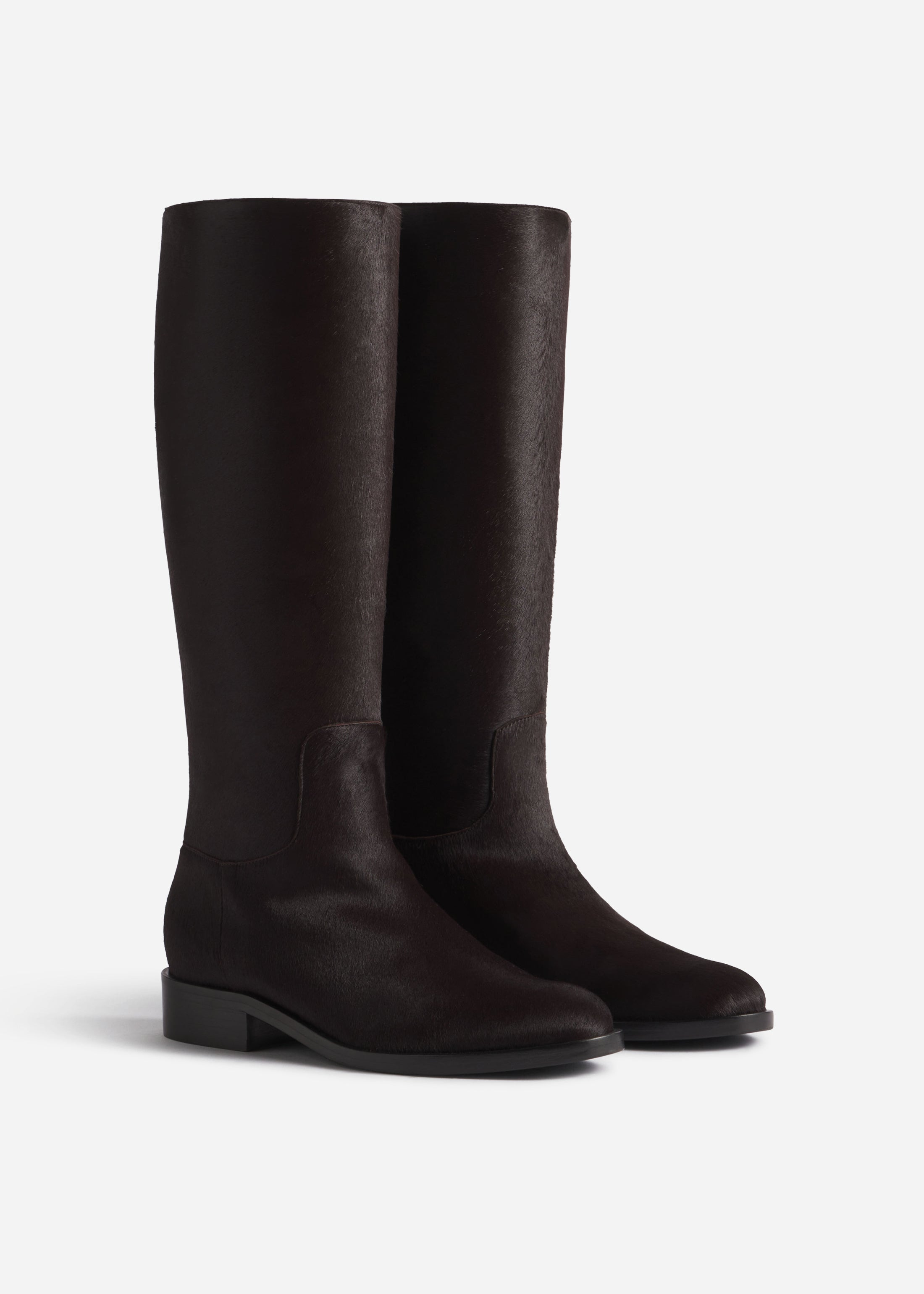 Calf Hair Riding Boot - 2