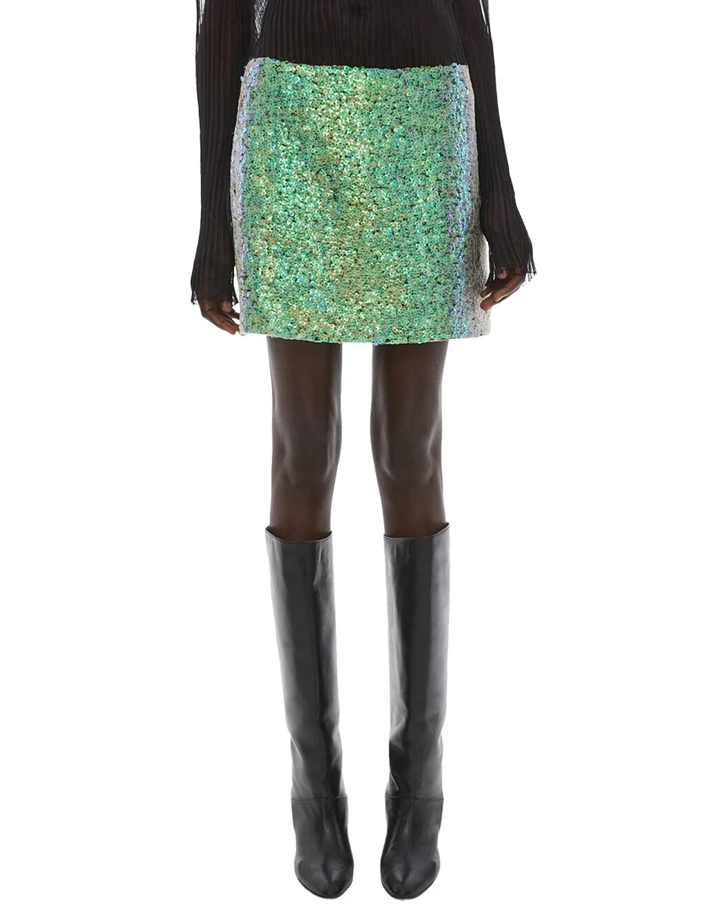 Helmut Lang Relaxed Fit Sequin Mini Skirt - 1