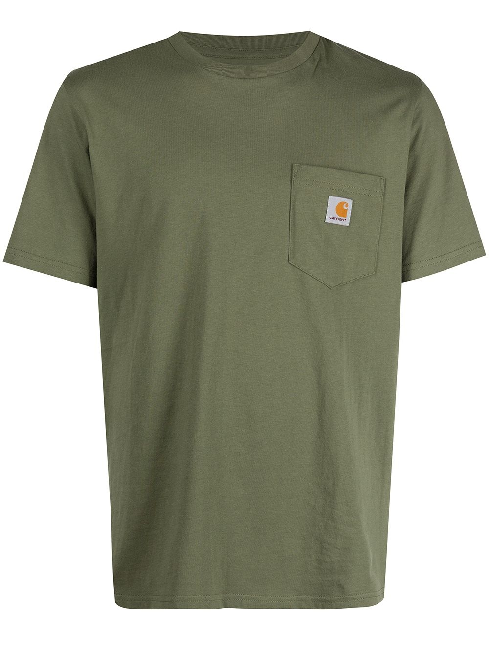 chest-pocket cotton T-shirt - 1