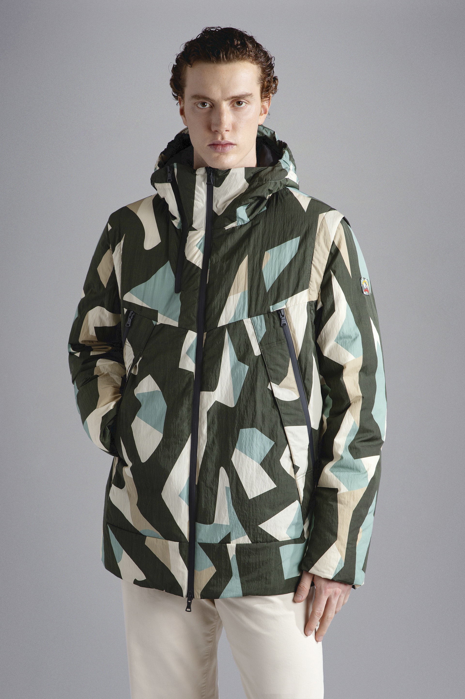 SHARKDAZZLE SAVE THE SEA DOWN JACKET WITH DETACHABLE SLEEVES - 6