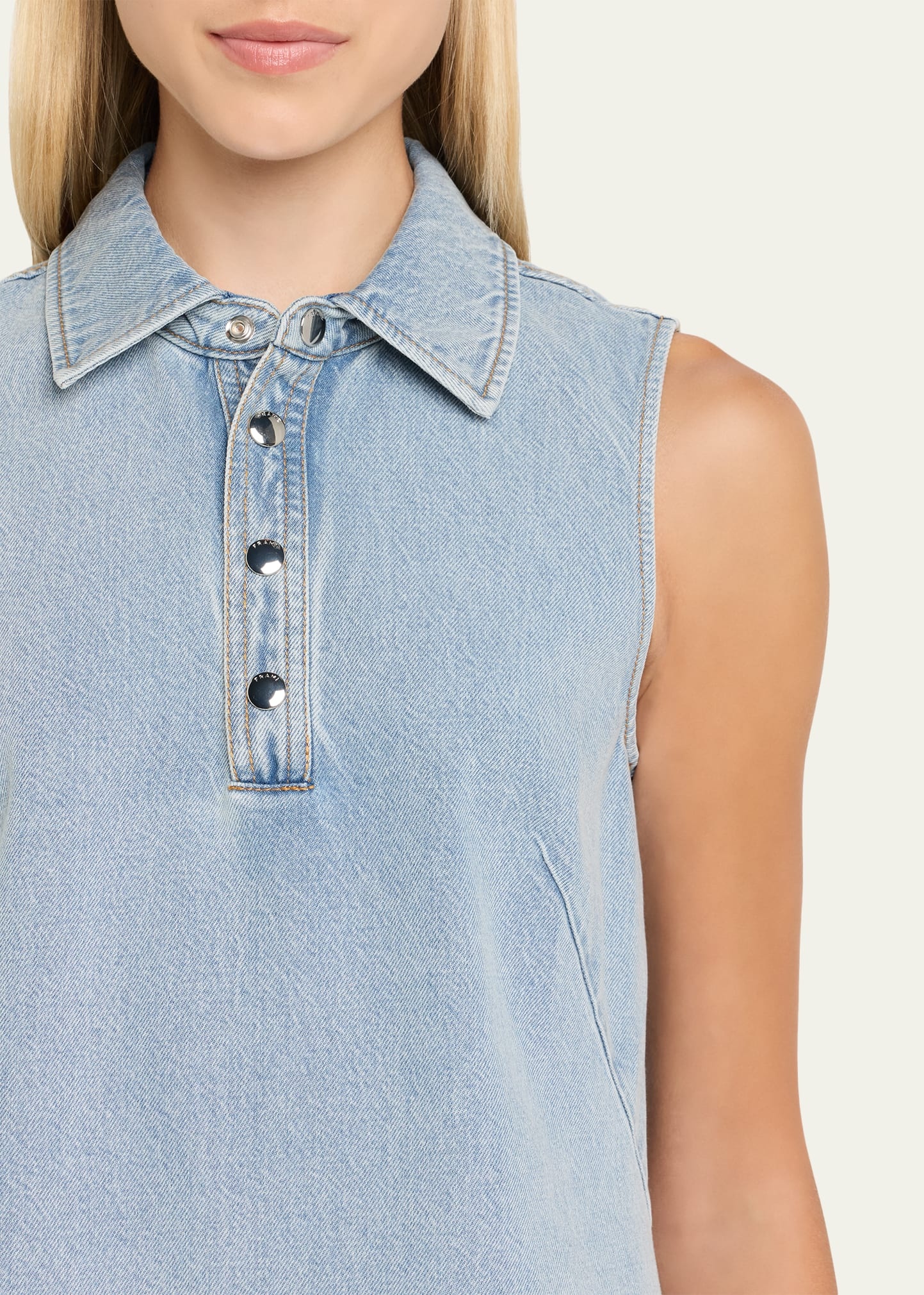 The City Shift Denim Dress - 5