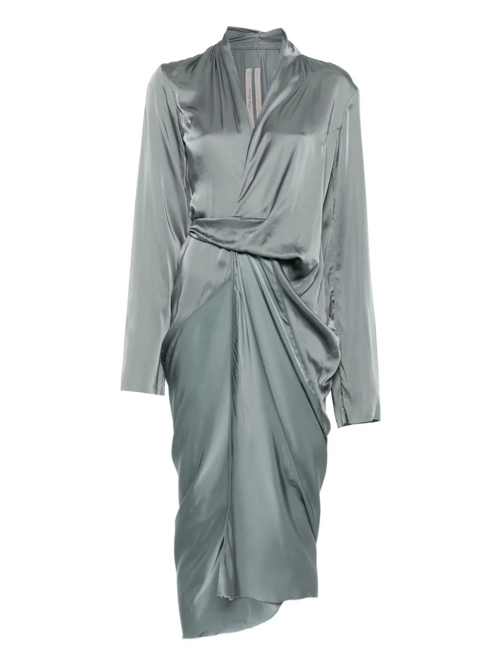 draped wrap dress - 1