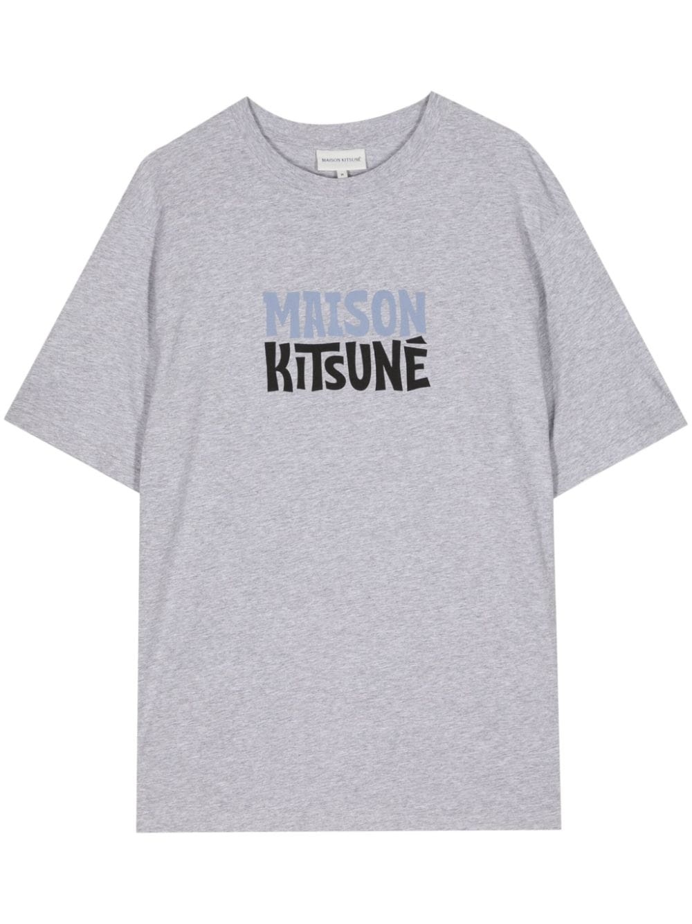 logo-print cotton T-shirt - 1