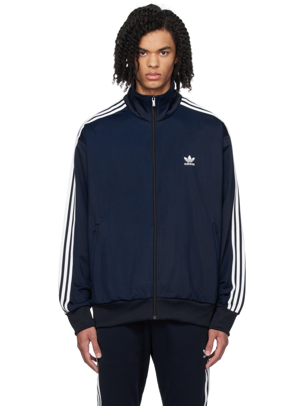 Navy Firebird Track Jacket - 1