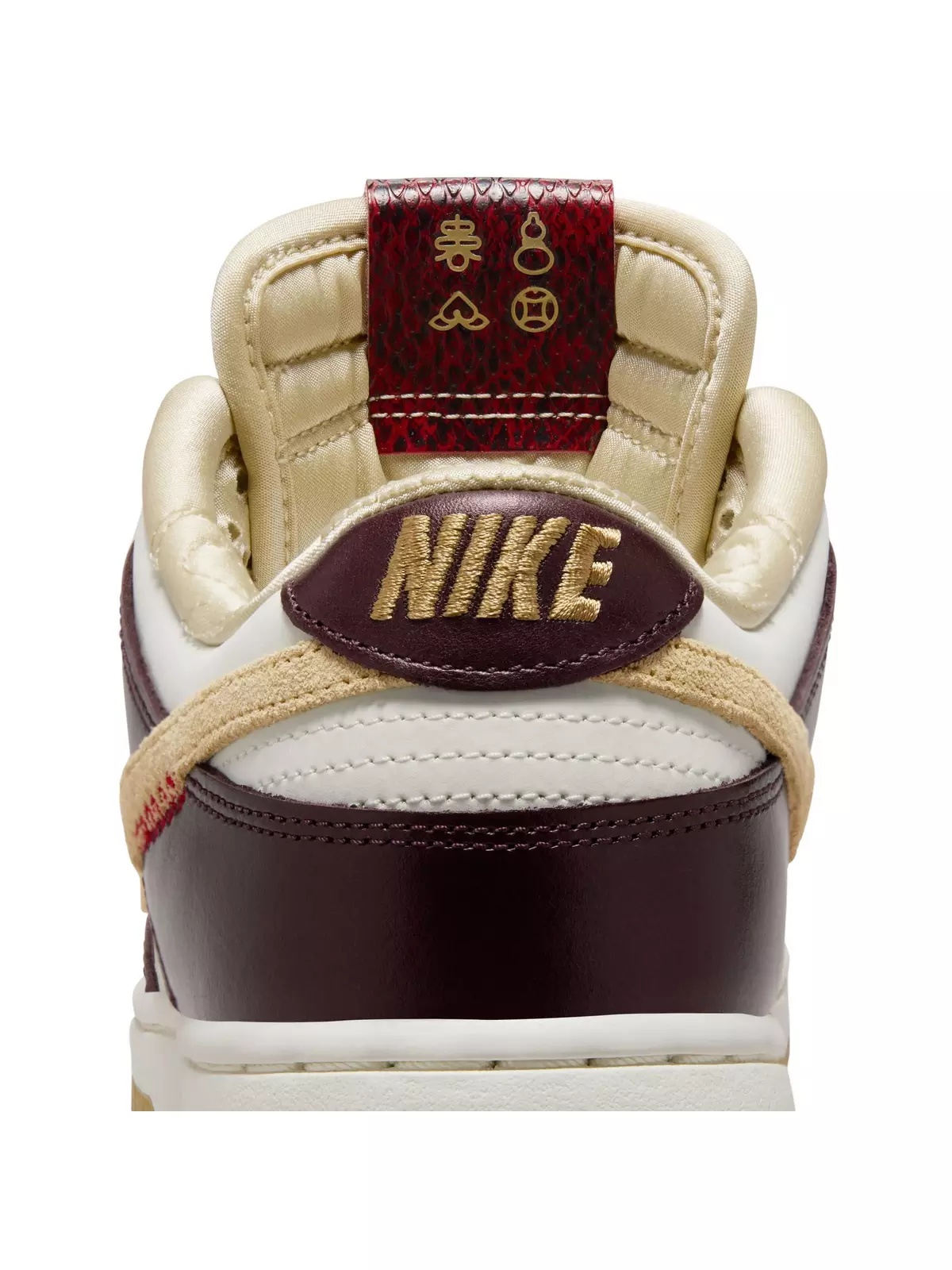 Dunk Low LX "Sail/Team Gold/Burgundy Crush" Women's Shoe - 11