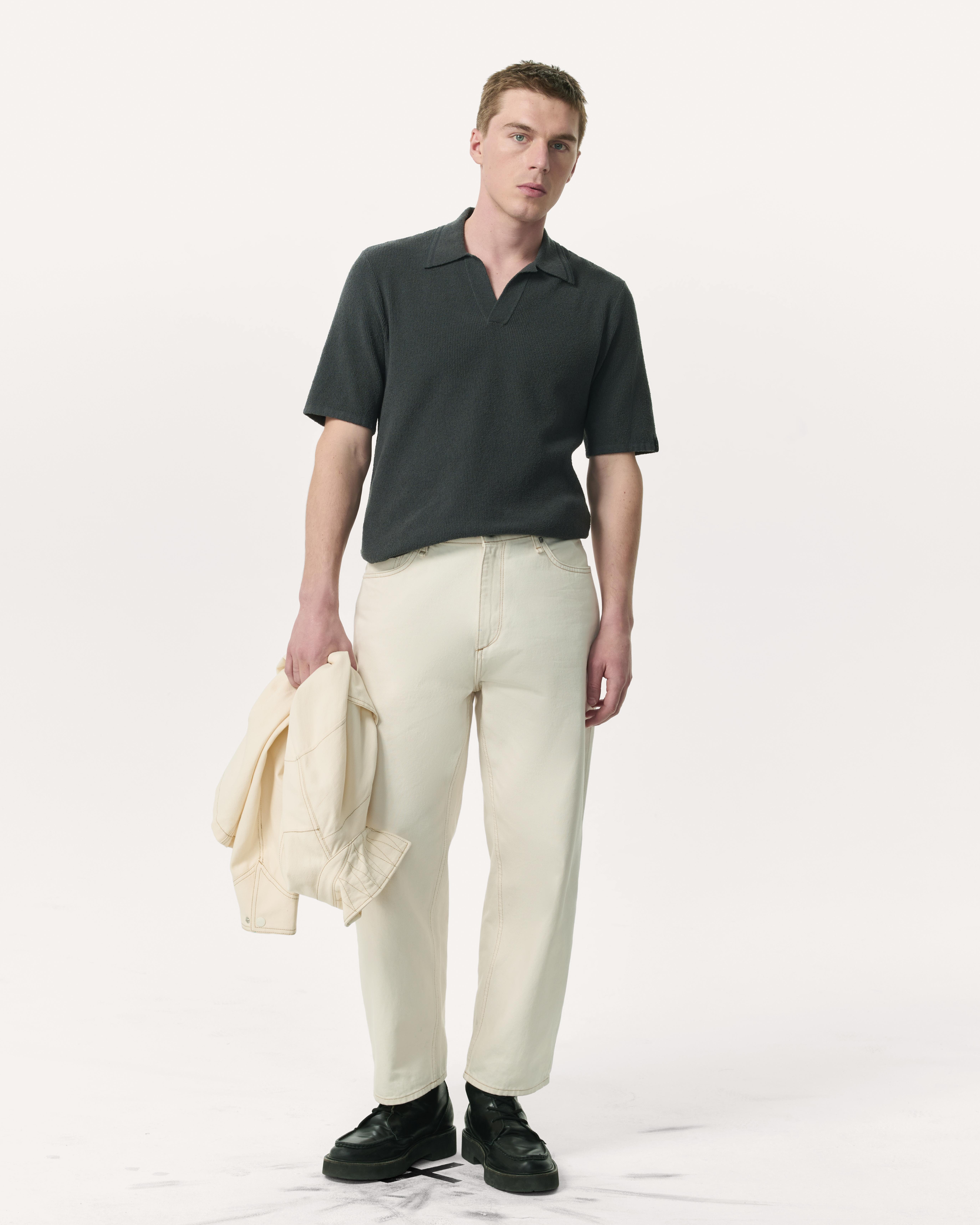 Zuma Johnny Collar Knit Polo Shirt
Terry Toweling - 4